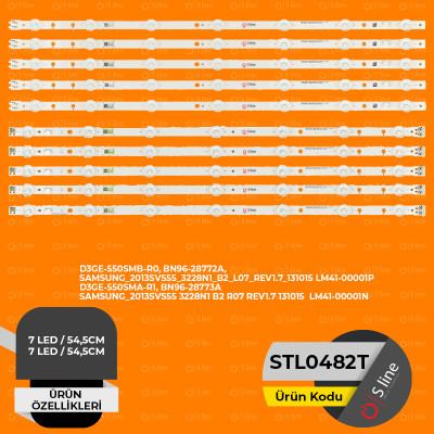 Samsung D3GE-550SMB-R0, BN96-28772A, D3GE-550SMA-R1, BN96-28773A Tv Led Bar-